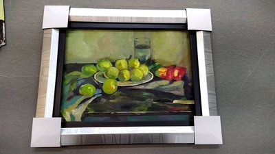 『府城畫廊-手繪油畫』水果靜物畫，裝飾掛畫－40x50－(含框價，可換框)－有實體店面－請查看關於我聯繫P388