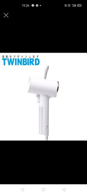 日本 TWINBIRD 高溫抗菌除臭 美型蒸氣掛燙機 白色 TB-G006TW