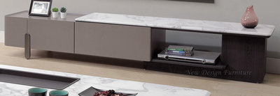 【N D Furniture】台南在地家具-HRD全包覆噴漆二抽7.3尺/220cm人造石面電視櫃長櫃YH