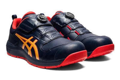 勞工 日本 亞瑟士 ASICS 安全鞋 CP307 BOA 藍 旋鈕調整 輕量化 工作鞋 防護鞋 防滑 耐油 防水防塵