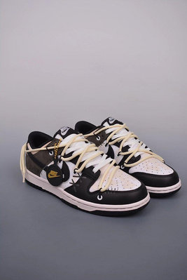 Nike SB Dunk Low 玩偶布偶熊解構抽繩鞋帶復古低幫女鞋休閑運動