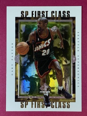 1999-00 SP Authentic SP First Class #FC3 Gary Payton Sonics