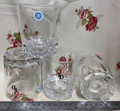 龍廬-自藏出清~玻璃製品-日本製SUNTORY三得利OLD玻璃酒杯二入一組/現貨只有3組