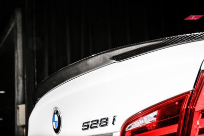 【政銓企業有限公司】BMW F10 Performance款雙面 卡夢 抽真空  高品質 尾翼520 528 535現貨