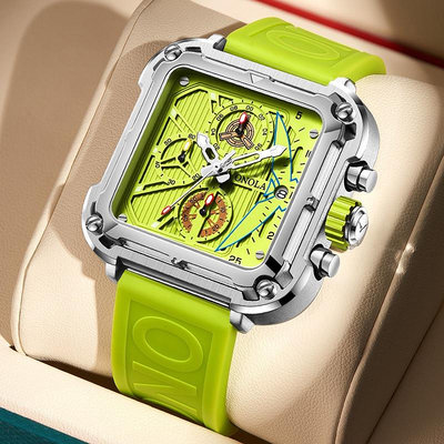 【】ONOLA （ 6831 ） 時尚 彩色 個性設計（2023年最新款） 多功能  男士手錶〔免費原裝禮盒〕