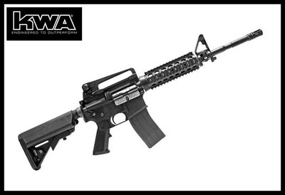 【原型軍品】全新 II 2015年新版 KSC/KWA M4 RIS GBB 瓦斯步槍 一體式上槍身 鋼槍機