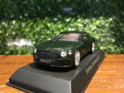 1/43 Norev Bentley Continental GT 2018 Green 270322【MGM】
