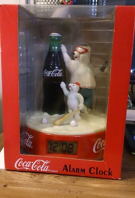 coca cola可口可樂 紀念版電子時鐘擺飾 : 可口可樂 裝飾 電子鐘 時鐘 紀念 收藏 品牌