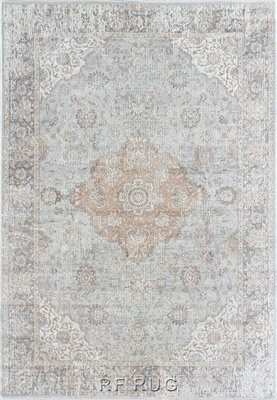比利時製 皇宮絲毯 95x140cm 銀色 新古典風格地毯 壁毯 掛毯 地墊 踏墊