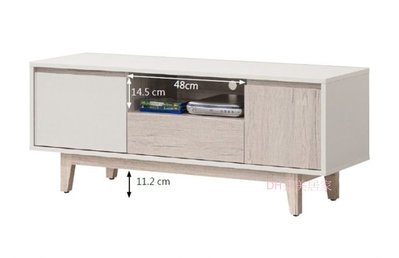 【DH】商品貨號N670-1商品名稱《紀梵希》4尺皮革紋電視櫃(圖一)台灣製.備有5尺.6尺.7尺可選.主要地區免運費