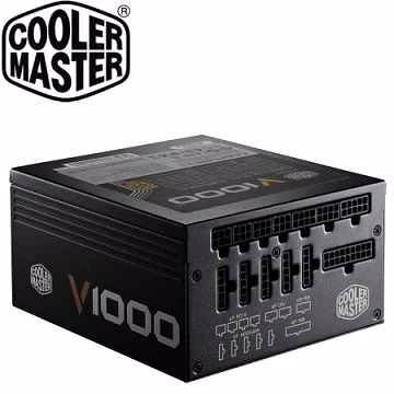【捷修電腦。士林】Cooler Master V全模組化 80Plus金牌 1000W 電源供應器$7090