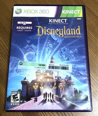 XBOX 360  Kinect Disneyland Adventures 迪士尼大冒險 美規 遊戲片