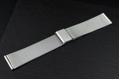 庫存出清!超值22mm不鏽鋼編織mesh米蘭錶帶,可替代CK DW seiko ....簡約錶頭