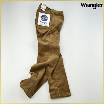 日本製 新品 Wrangler 彈力卡其長褲 女士 W27 細燈芯絨 直筒休閒長褲 藍哥 Wrangler A6210W