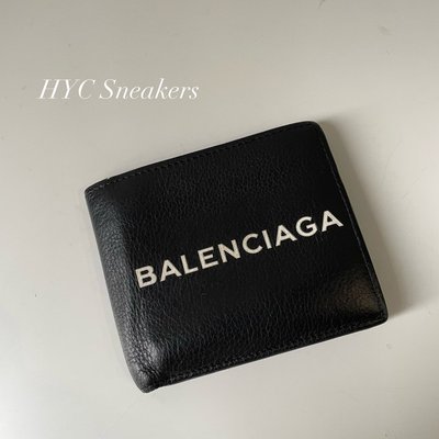[HYC] BALENCIAGA 巴黎世家 LOGO 經典款 皮夾 短夾 八卡 錢包