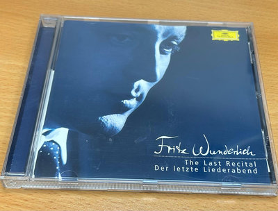 FRITZ WUNDERLICH LAST RECITAL EDINBURGH DG CD