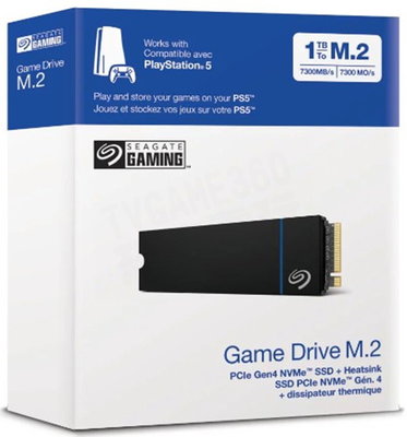 PS5 希捷 SEAGATE GAME DRIVE M2 2280 SSD 固態硬碟 含散熱片 1TB 1000GB 台中