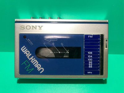 ［二手隨身聽］早期SONY Walkman WM-F20 卡帶收音隨身聽 待修機