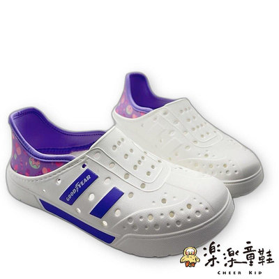 【樂樂童鞋】台灣製女童輕量洞洞鞋 G064-2 - 固特異 嬰幼童鞋 GOODYEAR 童鞋 女童鞋 涼拖鞋 涼鞋