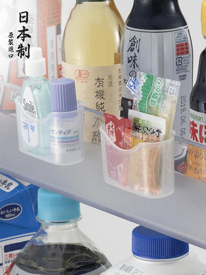 日本進口inomata冰箱醬包收納盒醋芥末調料包迷你小號文具整理盒