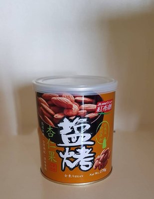 紅布朗 鹽烤杏仁果 170g/罐