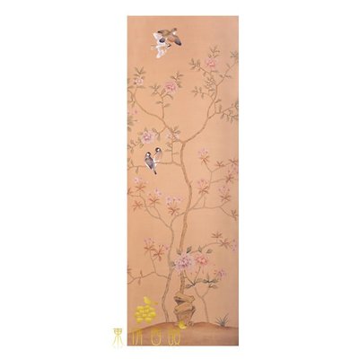 【芮洛蔓 La Romance】手繪絲綢壁紙 ZW01-004 / 畫飾 / 壁飾 / 牆紙