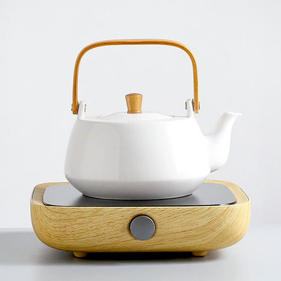 茶藝師 三界簡約電陶爐 耐熱燒水提梁壺 泡茶家用陶瓷煮水煮茶壺茶具茶爐
