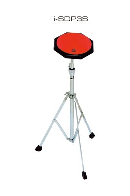 【華邑樂器43022-2】iSBN 6吋小鼓練習板組-紅色 (i-SDP3S 附腳架 打點板 打擊墊 爵士鼓打擊練習板)