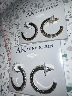 AK Anne Klein造型銀耳環,可選金色或銀色