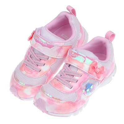 童鞋(15~22公分)Moonstar日本甜心女孩果凍熊粉色競速兒童機能運動鞋I2L804G