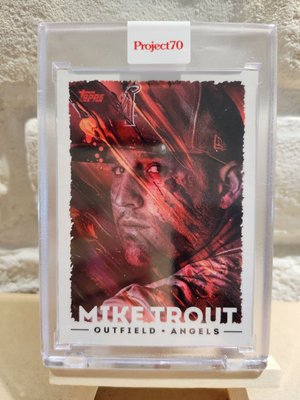 2021 Topps Project 70 by Mikael B Mike Trout 神鱒 鱒魚