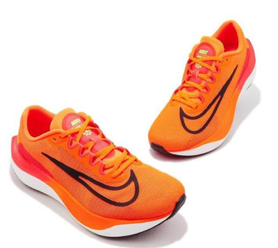 NIKE Zoom Fly 5 紅橘 緩震碳板馬拉松男女跑步鞋 DM8968-800公司級