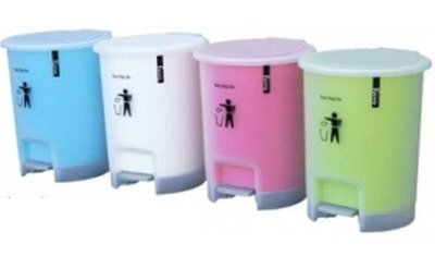 聯府 KEYWAY 馬卡龍踏式桶15L 4色 收納桶/置物桶 CH15