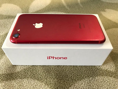 APPLE iphone 7  紅色 128g 電池健康度100%