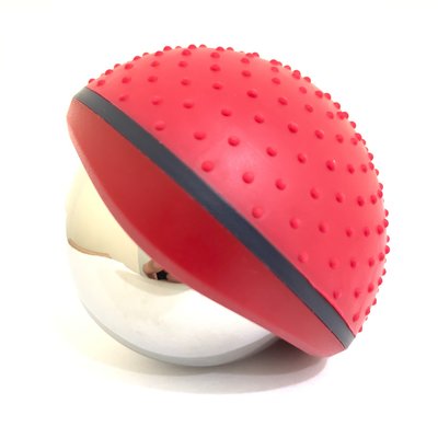 冰敷舒緩 保健養生功夫球 康復健身 不鏽鋼紓壓硬球 緩解疲勞 massage roller ball(紅)
