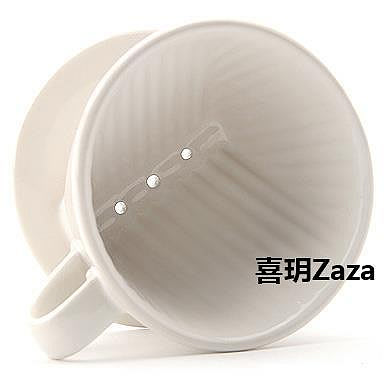 新品日本KALITA 經典扇形三孔手沖咖啡陶瓷濾杯 濾泡滴漏過濾 101/102