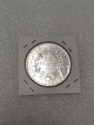 1966年法國大力神銀幣錢幣 收藏幣 紀念幣-27181【國際藏館】