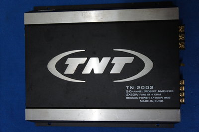 典藏專區"TNT"美製MOSFET知名品牌TN-2002進口擴大機2聲道200W/ EURO製造