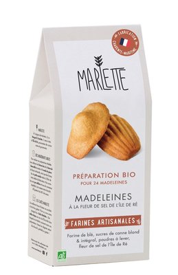 ☆Bonjour Bio☆ 法國 Marlette 有機預拌粉 瑪德蓮蛋糕 貝殼蛋糕【可素食】