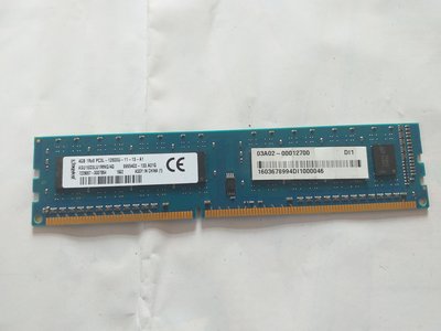 (((台中市))金士頓桌機記憶體 DDR3 PC3L 4GB 1600