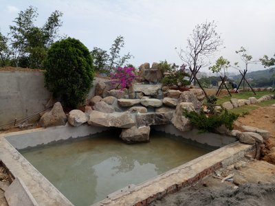 假山水池 假山魚池 庭園造景 陽宅風水景觀工程