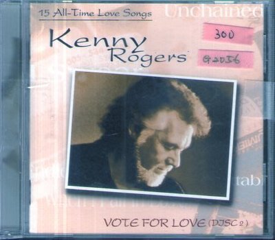 *愛樂嚴選3000*KENNY ROGERS / VOTE FOR LOVE 2CD 二手 G2056