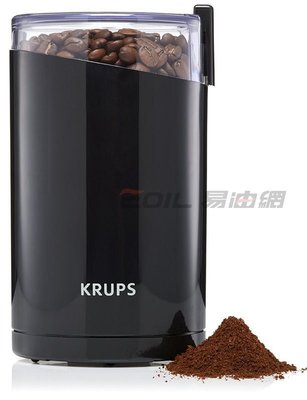 【易油網】【缺貨】KRUPS F203 咖啡磨豆機 德國研磨機 3oz 黑色 Coffee Grinder