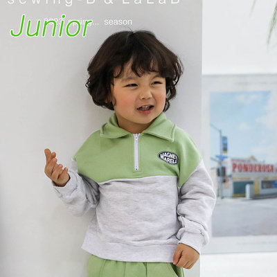 JS~JL ♥上衣(LIGHT GREEN) SEWING-B-2 23春季 SEB230121-080『韓爸有衣韓國童裝』~預購