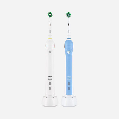 電動牙刷【自營】OralB/歐樂BP2000聲波刷頭感應充電情侶電動牙刷男女