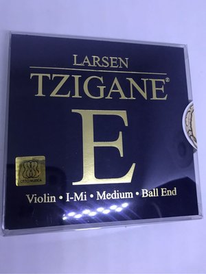 【筌曜樂器】全新(公司貨保證) 丹麥 LARSEN violin tzigane 小提琴弦(深藍弦)一套4弦 套弦