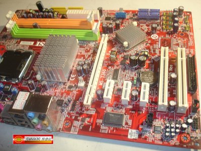 微星 MSI P35-Neo 775腳位 Intel P35晶片組 4組DDR2 4組SATA MS-7360 支援四核