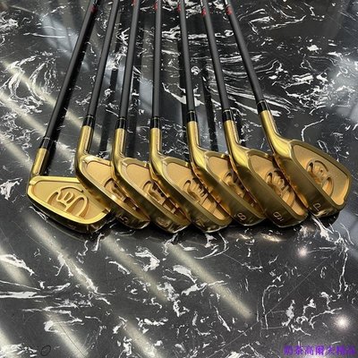 高爾夫球桿松本男士金色限量版鐵桿組KBS/鋼桿身全套7支4-P正品