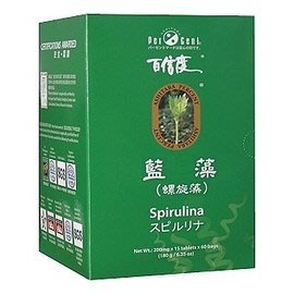 台灣綠源寶 百信度 明日葉 藍藻 (螺旋藻)錠 3g*60包/盒
