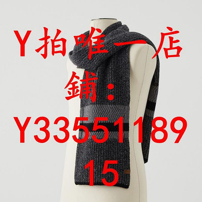 圍巾Roots美式情侶款冬季新品CABIN系列羊毛混紡條紋保暖圍巾43030029披肩